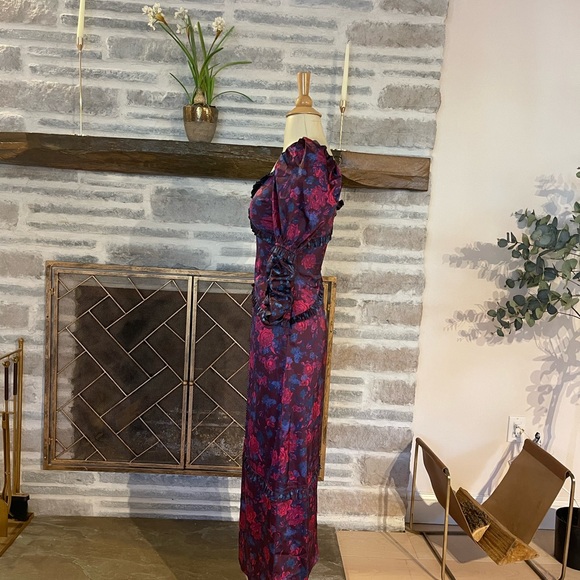 Multi color silky stretch for Love and Lemons dress - Picture 8 of 9